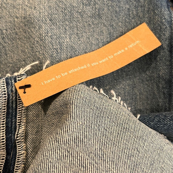 Reformation Tazz Denim Maxi Skirt Size 27 - Picture 6 of 8